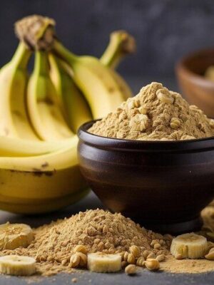 Banana Powder raw yellow